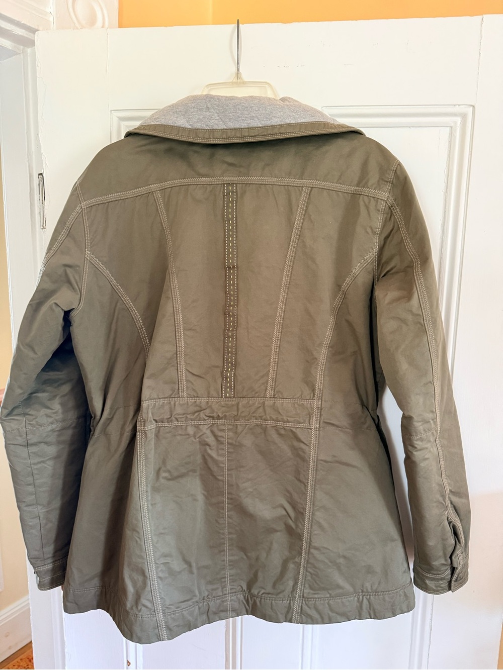 KÜHL Projekt Utility Jacket Olive Green / Khaki Coat Women's Size L/ NWOT - Picture 3 of 8